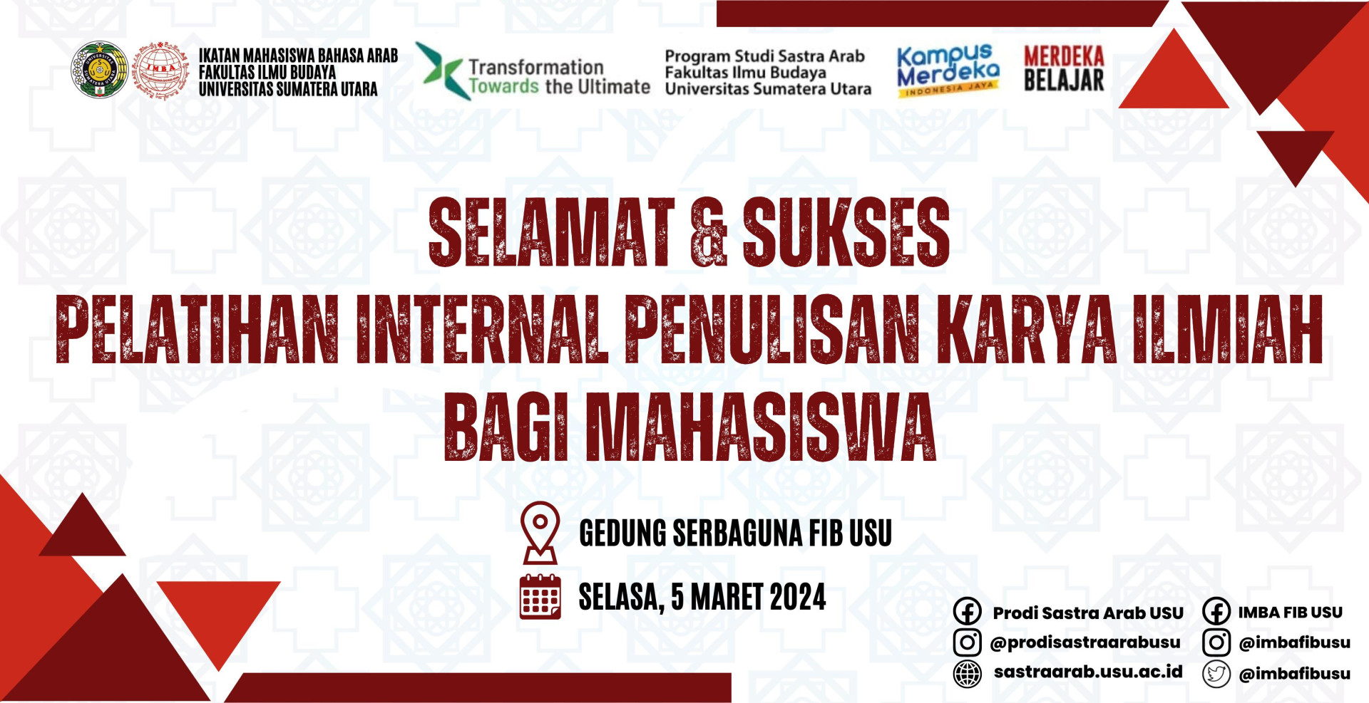 Internal Training in Writing Scientific Papers for Students